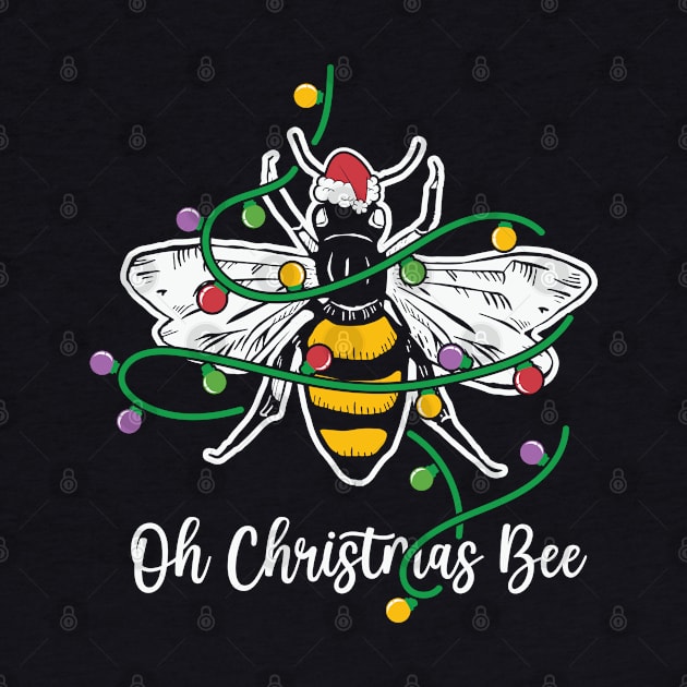 Oh Christmas Bee Christmas Lights by BadDesignCo